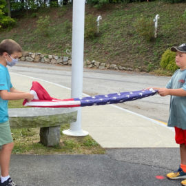 Featured image of article: DCS students respect our flag