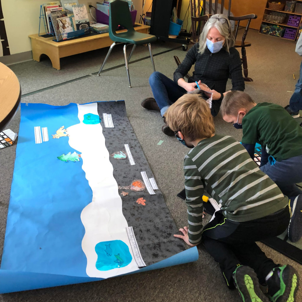 Featured image of article: DCS 1st graders create mural