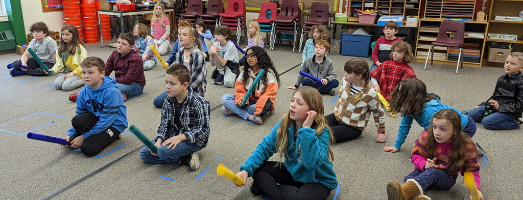 Featured image of article: DCS Students Play With Boomwhackers